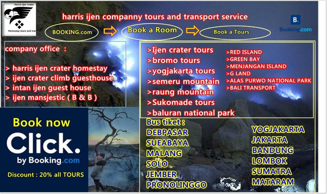 Ijen Mansjestic B&B Tamansuruh Kültér fotó